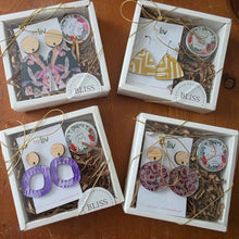 Load image into Gallery viewer, Earring Dangles & Lip balm gift box (assorted)