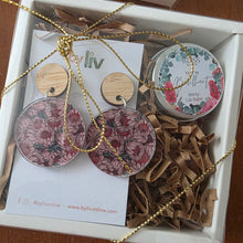 Load image into Gallery viewer, Earring Dangles & Lip balm gift box (assorted)