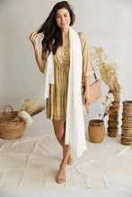 Load image into Gallery viewer, white scarf, ethical scarf, cotton scarf, Autumn scarf