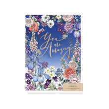 Load image into Gallery viewer, you are amazing card, typoflora
