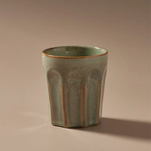 Load image into Gallery viewer, Ritual Latte Mug, Indigo love, handmade coffee mug