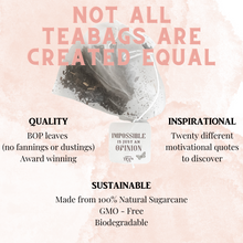 Load image into Gallery viewer, French Earl Grey Teabags Inspirational tags 25pk