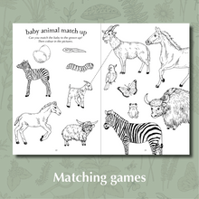 Load image into Gallery viewer, My First Wild Activity Book