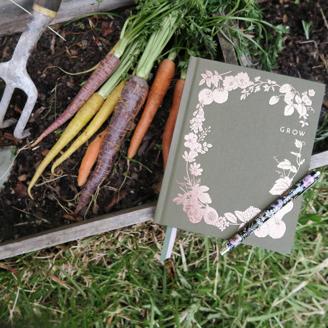 gardening journal, typoflora, gifts for gardeners