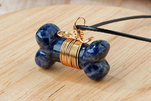 Load image into Gallery viewer, Bone-Shaped Crystal Necklace
