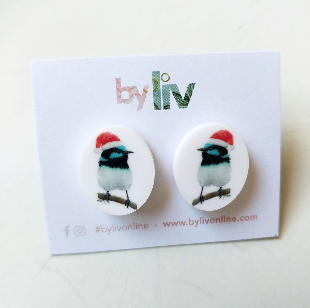 Santa Wren Studs