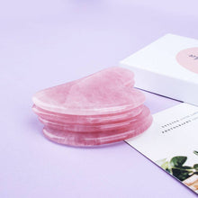 Load image into Gallery viewer, Gua Sha : Rose Quartz : Ethically Sourced Crystal
