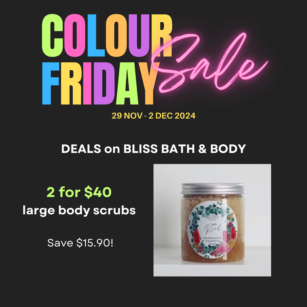 2 for $40 - Large Body Scrubs