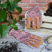 Load image into Gallery viewer, gardening gloves, william morris
