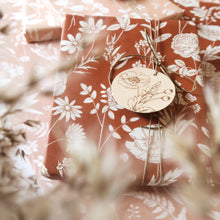 Load image into Gallery viewer, Tissue Paper - Wildflowers in Rust
