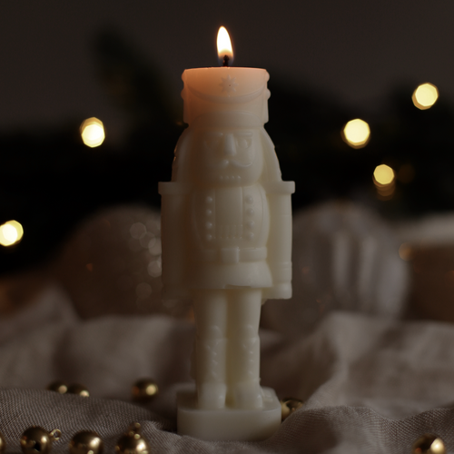 nutcracker, christmas candle