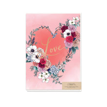 Load image into Gallery viewer, love card, typoflora
