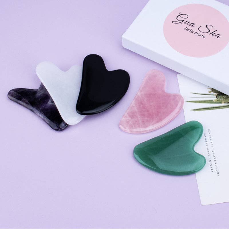 Gua Sha : Black Obsidian : Ethically Sourced Crystal