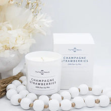 Load image into Gallery viewer, Champagne &amp; Strawberries ~ Petite Boxed Candle
