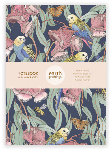 notebook, earth greeting, travel gift