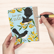 Load image into Gallery viewer, Greeting Card - Dad's Wagtails
