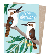 Load image into Gallery viewer, Birthday Card - Happy Kookaburras
