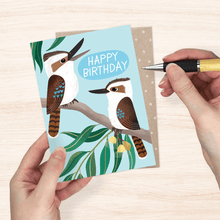 Load image into Gallery viewer, Birthday Card - Happy Kookaburras
