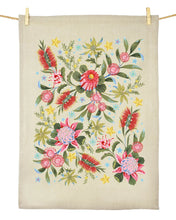 Load image into Gallery viewer, Tea Towel - Christmas Flora
