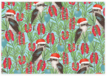 Load image into Gallery viewer, Christmas Wrapping Paper - Jolly Kookaburras
