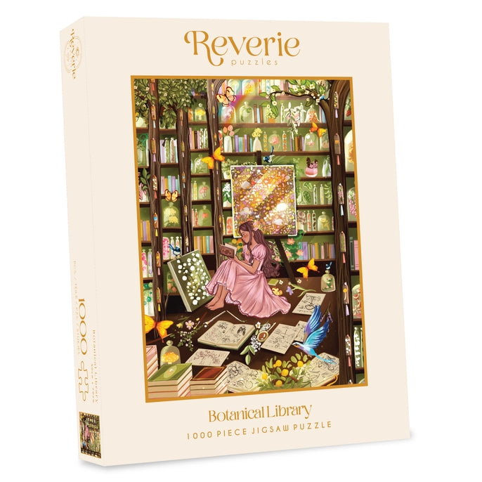 jigsaw puzzle, 1000 piece puzzle, Botanical Library, Reverie puzzles