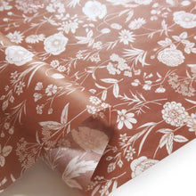 Load image into Gallery viewer, Tissue Paper - Wildflowers in Rust
