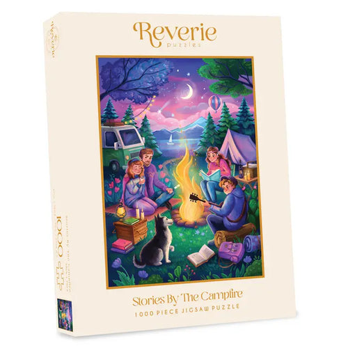 jigsaw puzzle, 1000 piece puzzle, Stories by the Campfire, Reverie puzzles