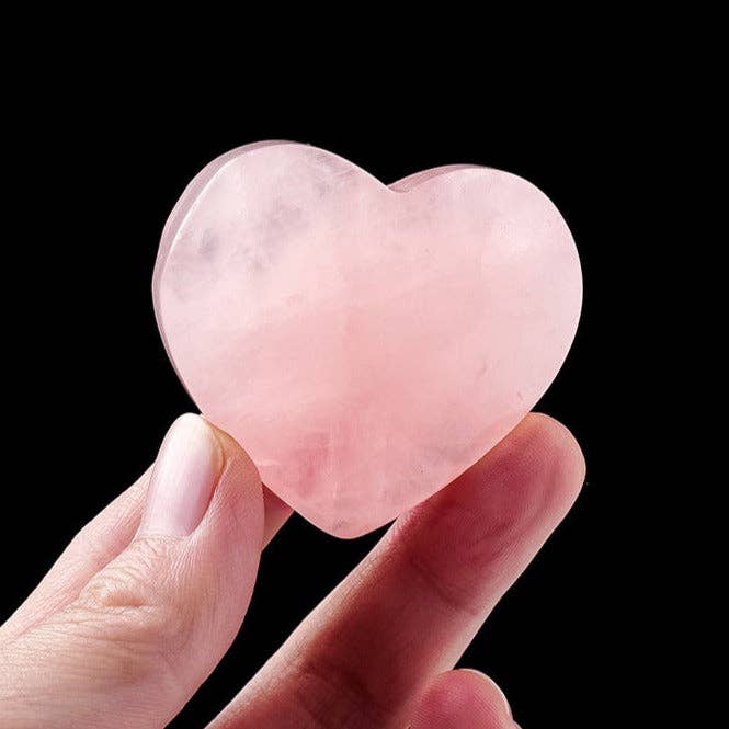 Rose Quartz Heart: Love & Guidance Crystals