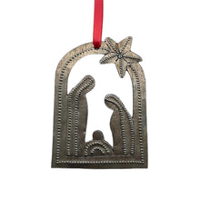 Load image into Gallery viewer, Nativity Star Ornament - Fair Trade from Haiti
