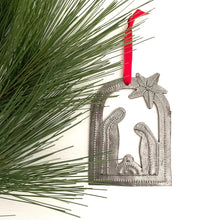 Load image into Gallery viewer, Nativity Star Ornament - Fair Trade from Haiti
