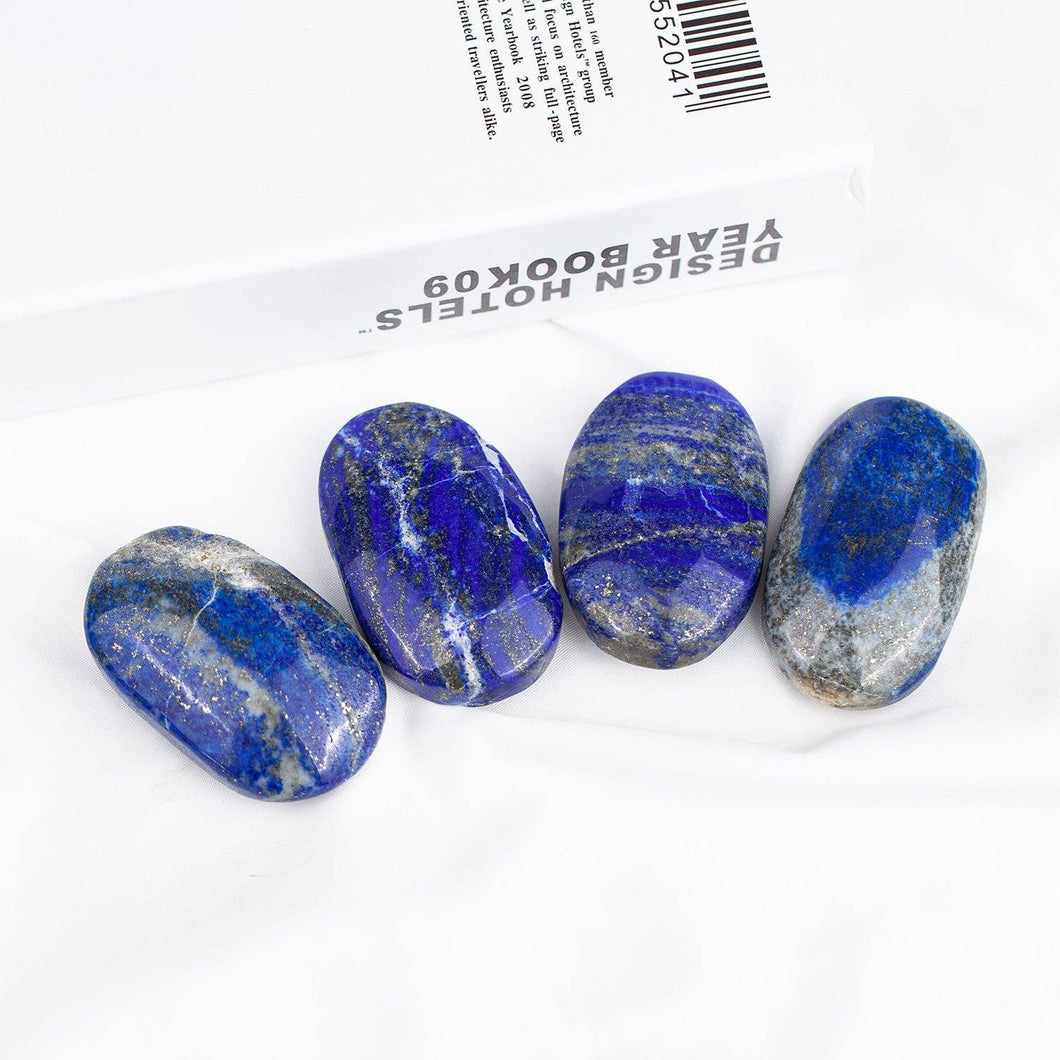 Lapis Lazuli Palm Stone : Wisdom, Truth & Communication