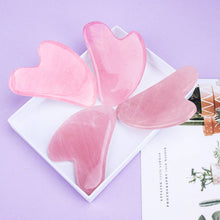 Load image into Gallery viewer, Gua Sha : Rose Quartz : Ethically Sourced Crystal
