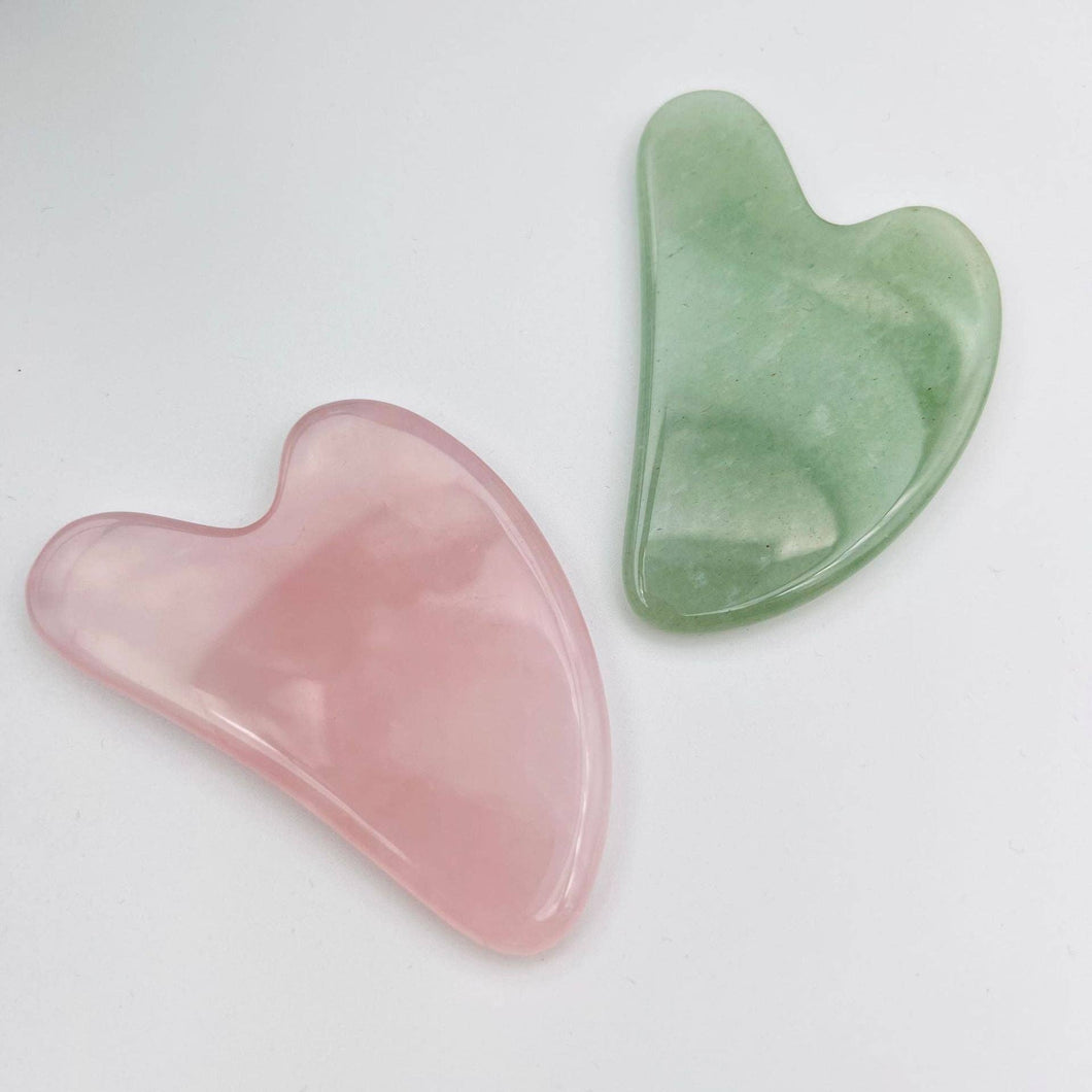 Gua Sha : Rose Quartz : Ethically Sourced Crystal