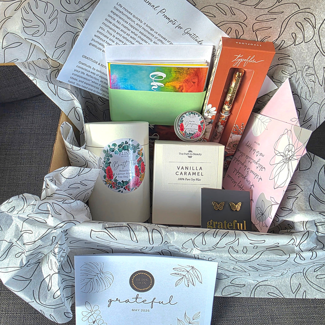 BLISS Box - Past Box - GRATEFUL