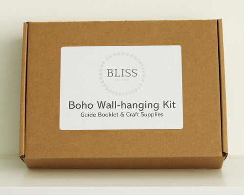 boho craft kit, wallhanging kit